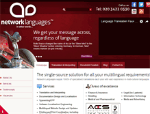 Tablet Screenshot of networklanguages.com